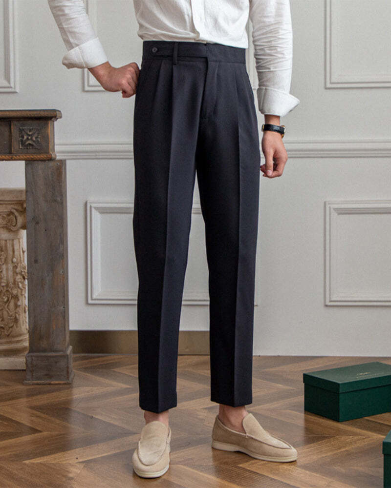 Parisian High-Waisted Trousers – Timeless Tailored Cut