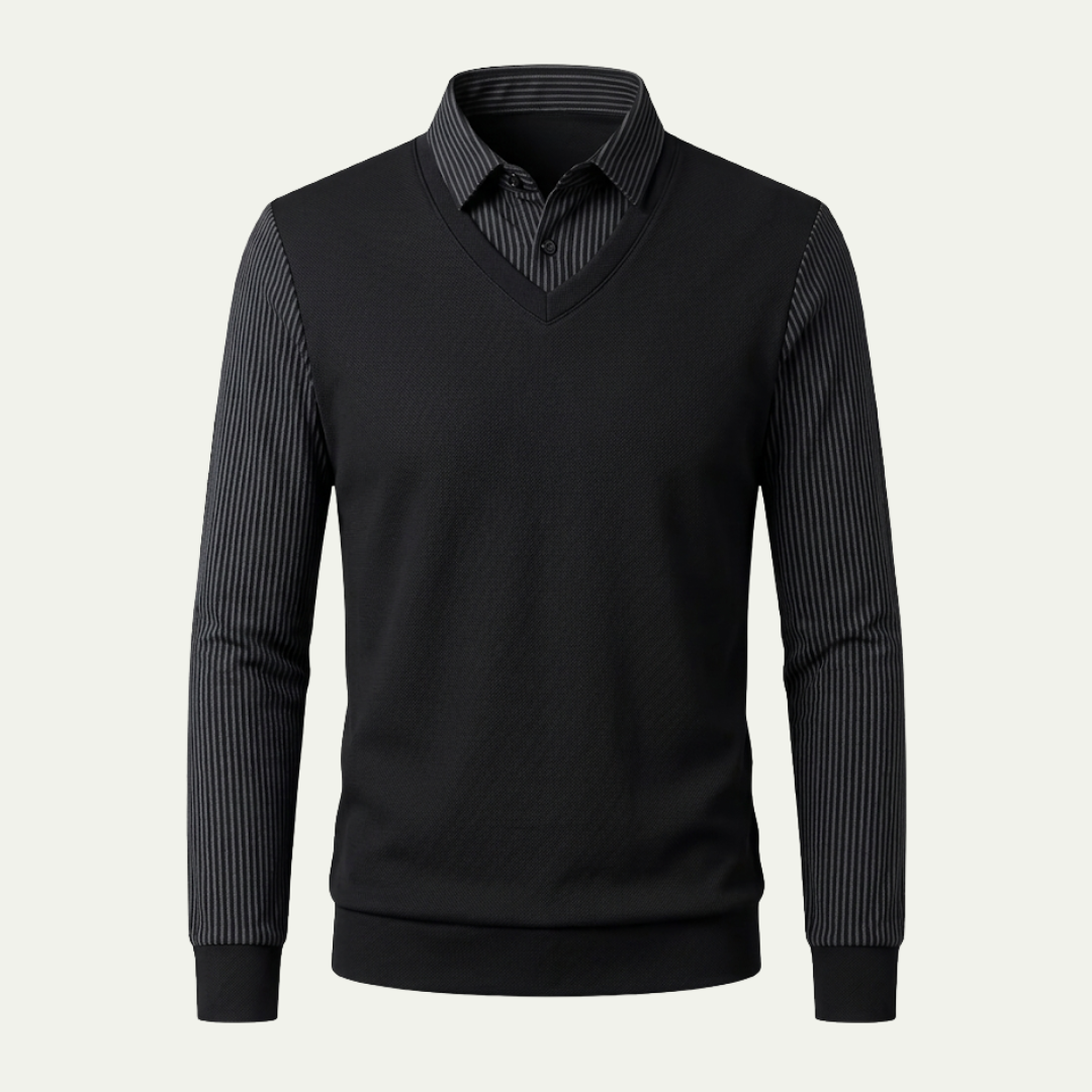 Kensington V-Neck Knit Polo
