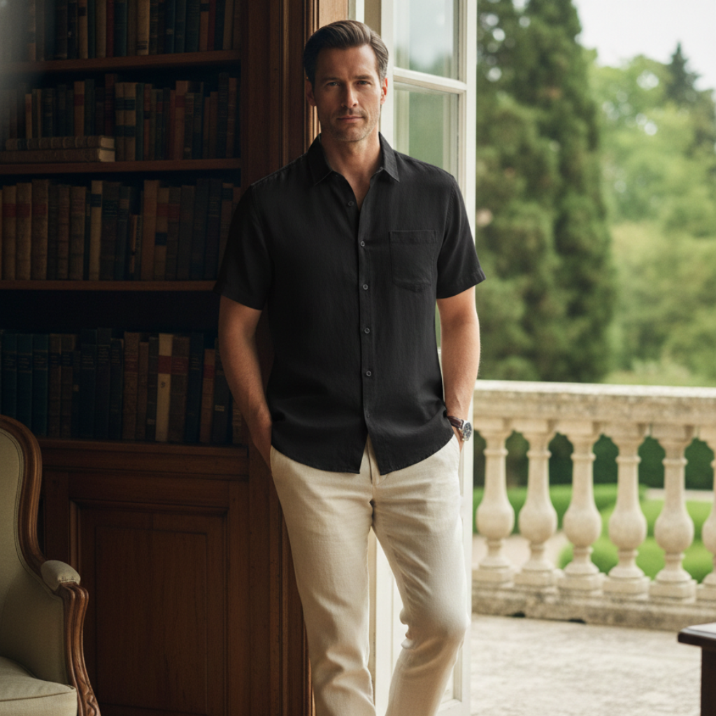 Cape Town - Linen Shirt (Shortsleeve)