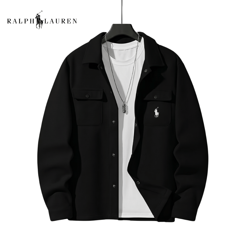 RL Melton Snap Overshirt