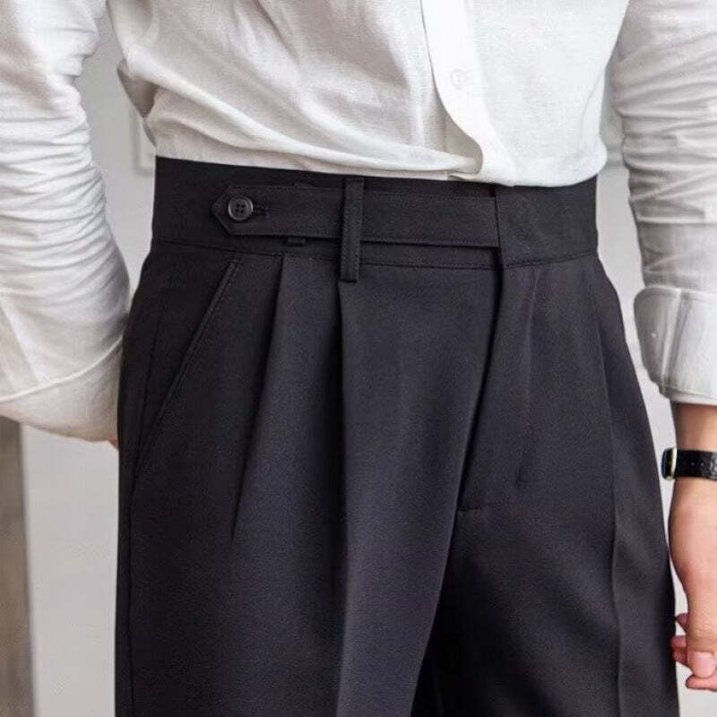 Parisian High-Waisted Trousers – Timeless Tailored Cut
