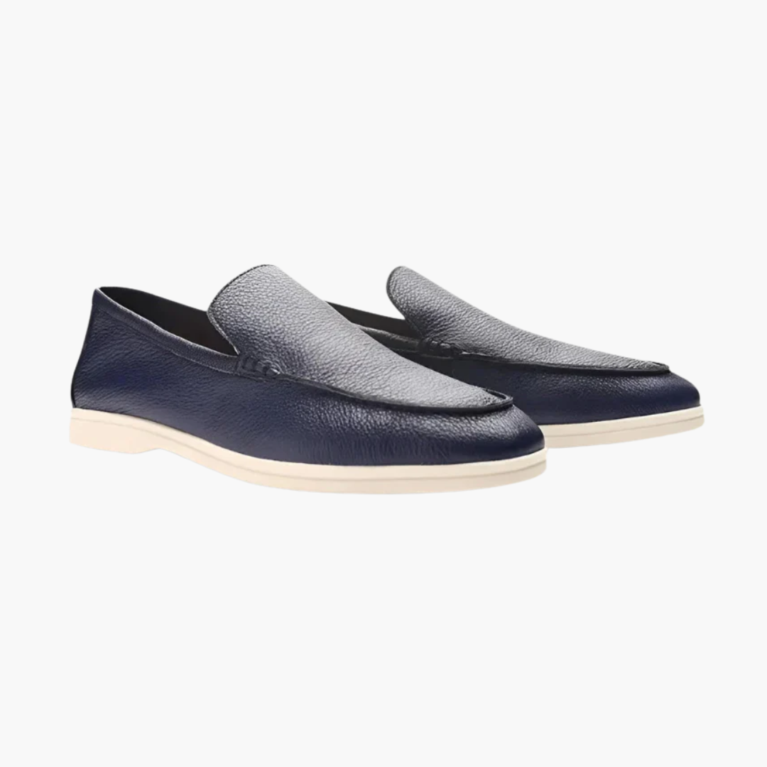 Old Money Cowhide Leather Loafers