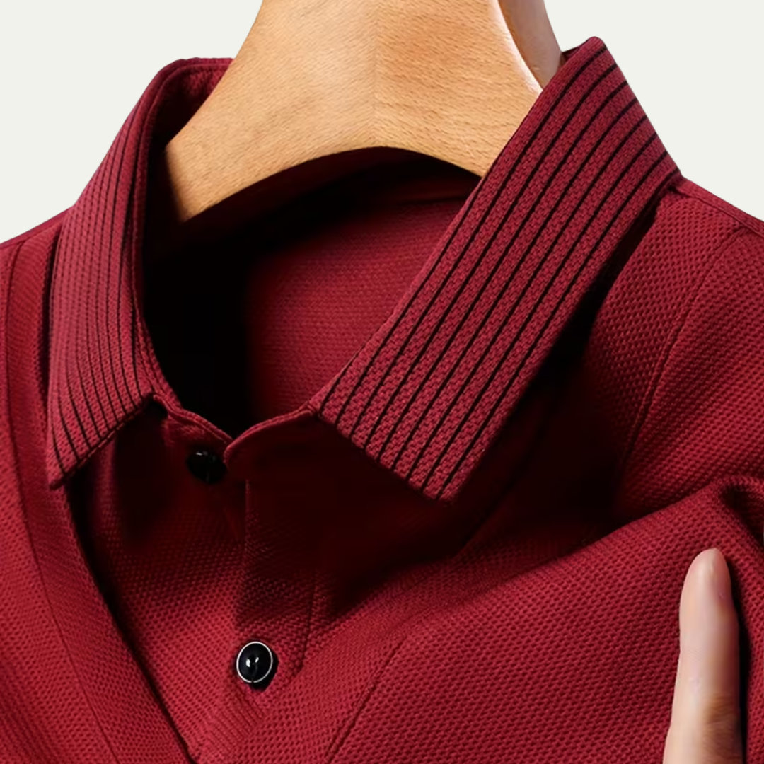 Kensington V-Neck Knit Polo