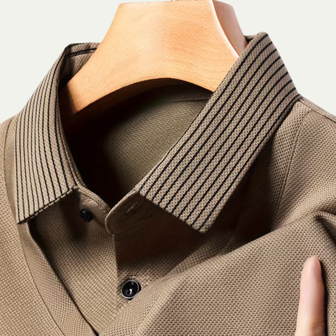 Kensington V-Neck Knit Polo