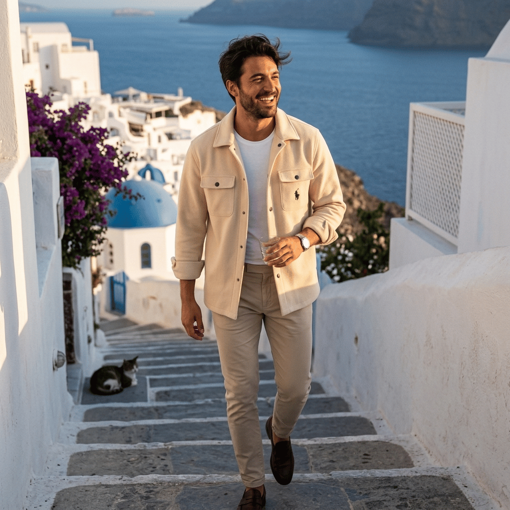 RL Melton Snap Overshirt
