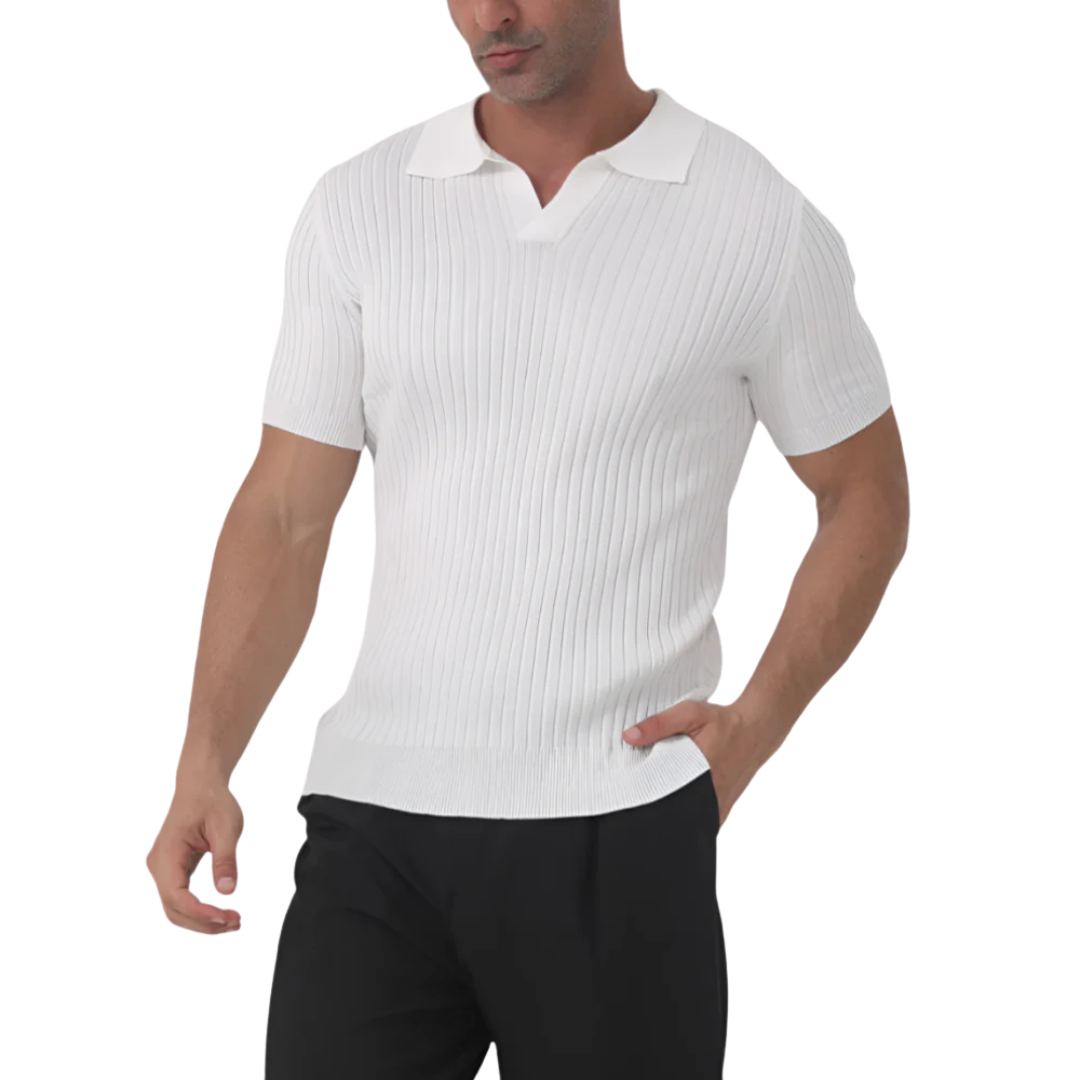 Florence - Ribbed Cotton Polo