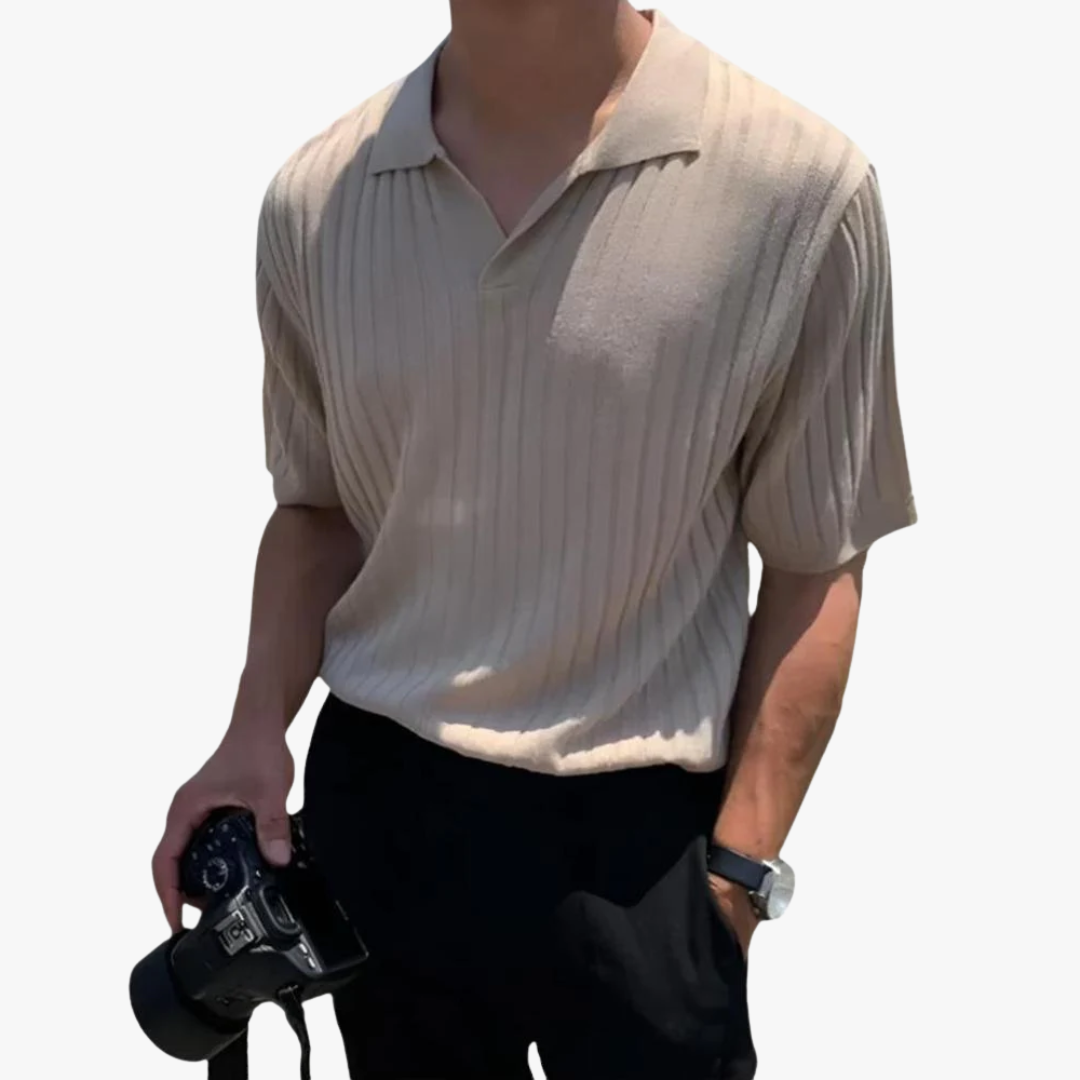 Florence - Ribbed Cotton Polo