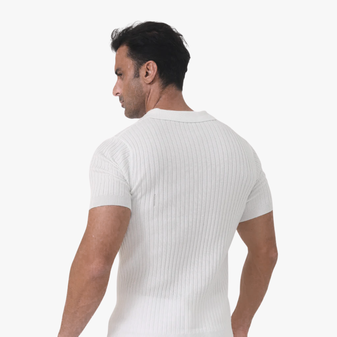 Florence - Ribbed Cotton Polo