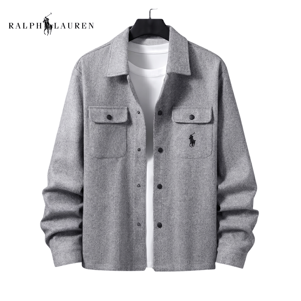 RL Melton Snap Overshirt