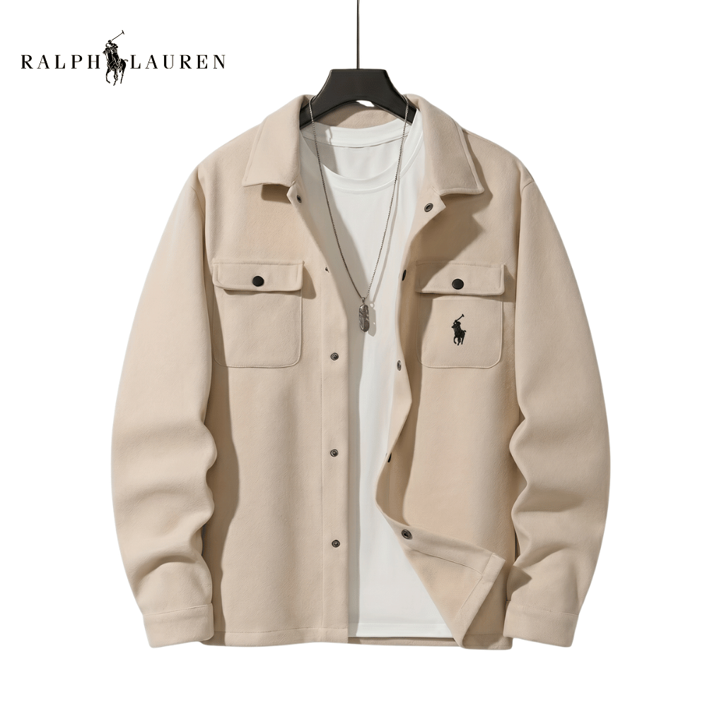 RL Melton Snap Overshirt