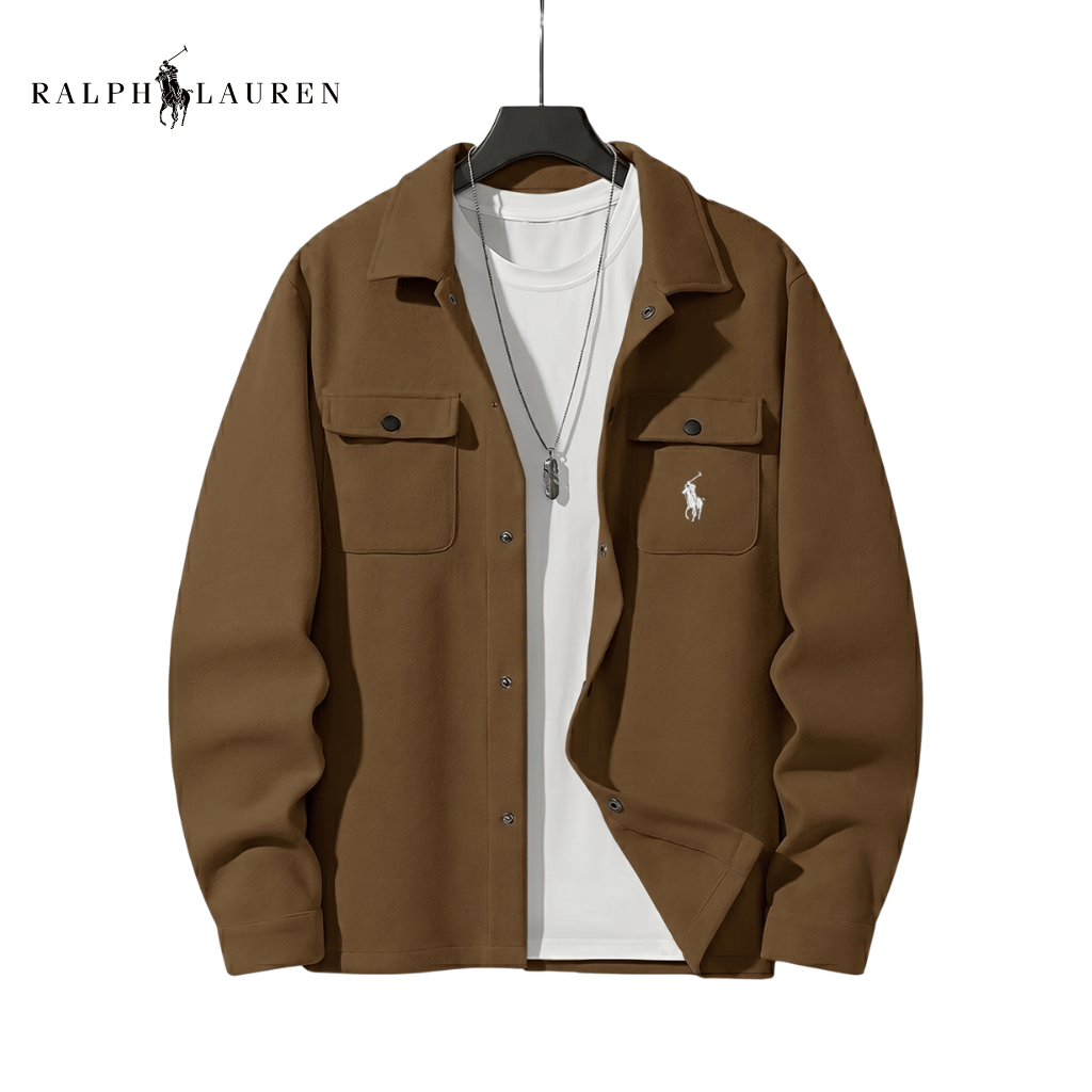 RL Melton Snap Overshirt