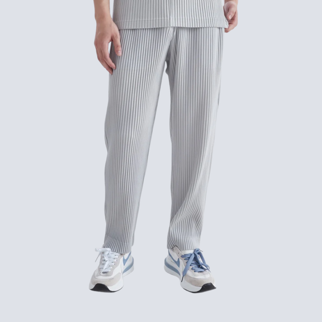 Ribbed Cotton Pantalon
