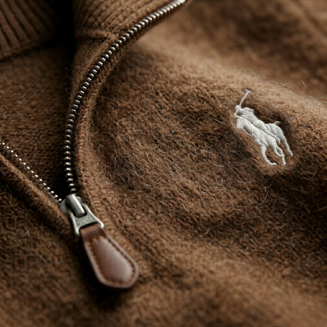 The Gstaad Quarter-Zip Sweater