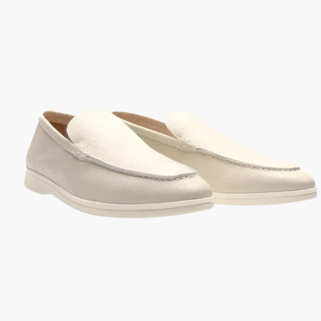Old Money Cowhide Leather Loafers