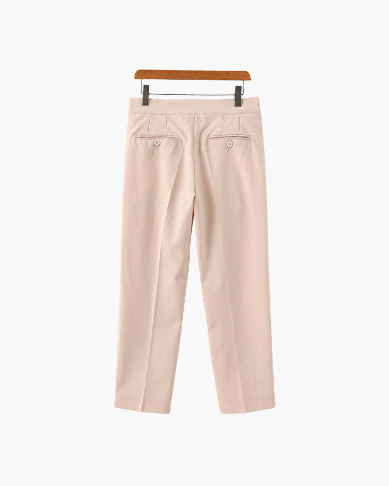 Parisian High-Waisted Trousers – Timeless Tailored Cut
