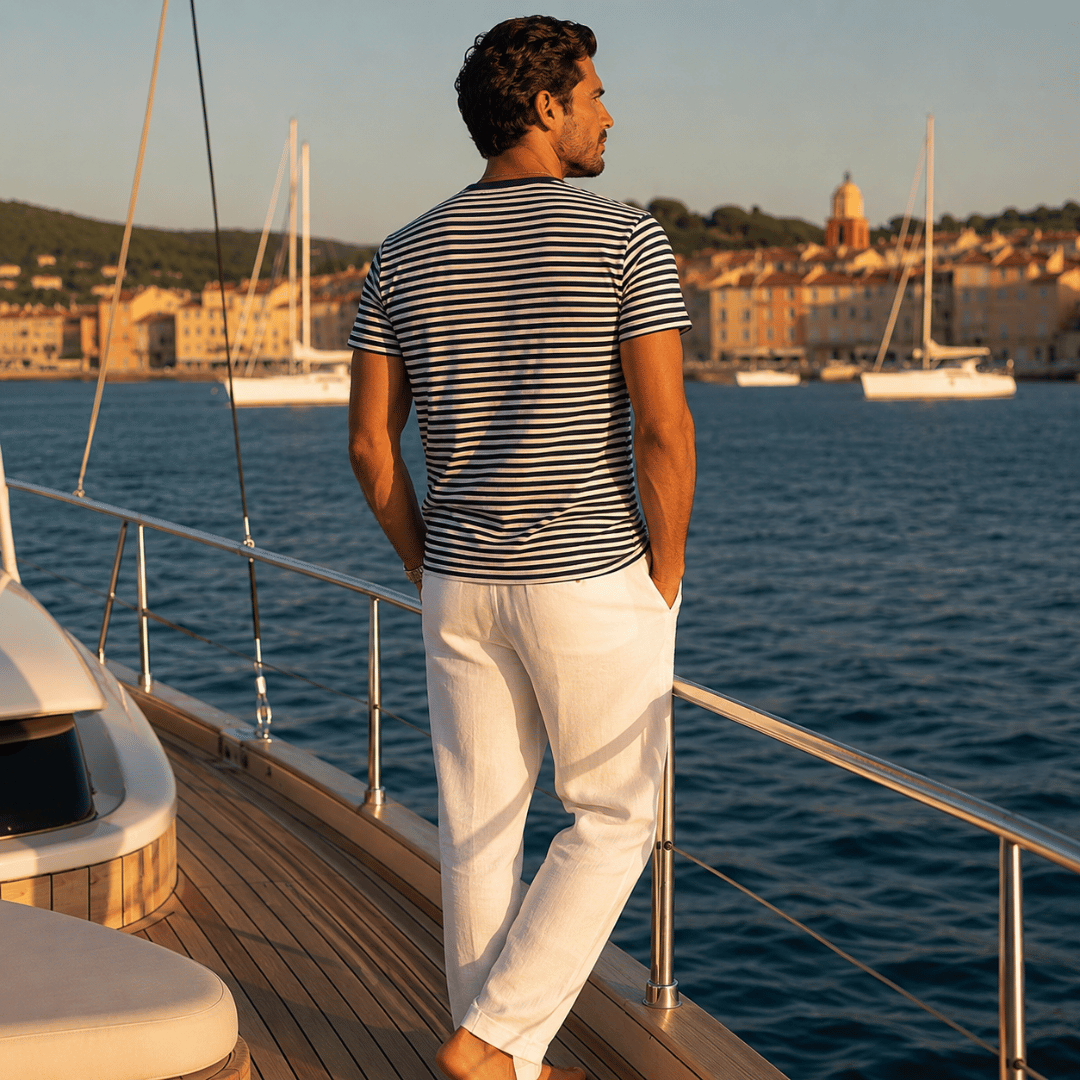 The Biarritz Striped Tee