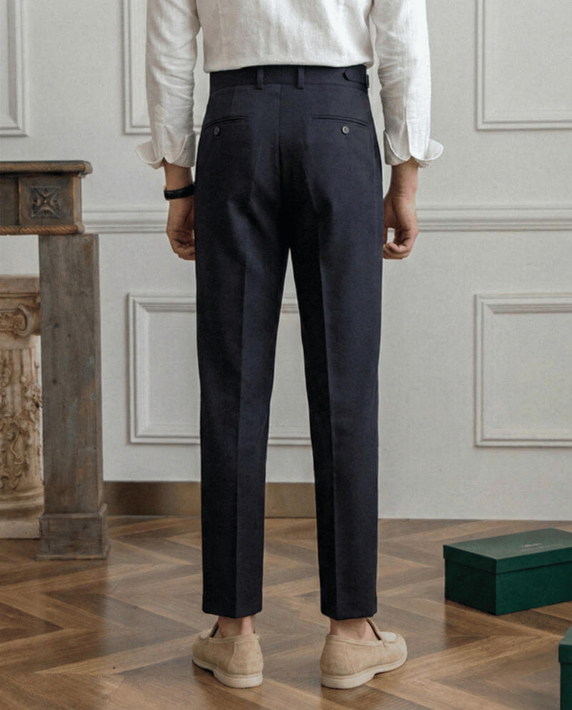 Parisian High-Waisted Trousers – Timeless Tailored Cut